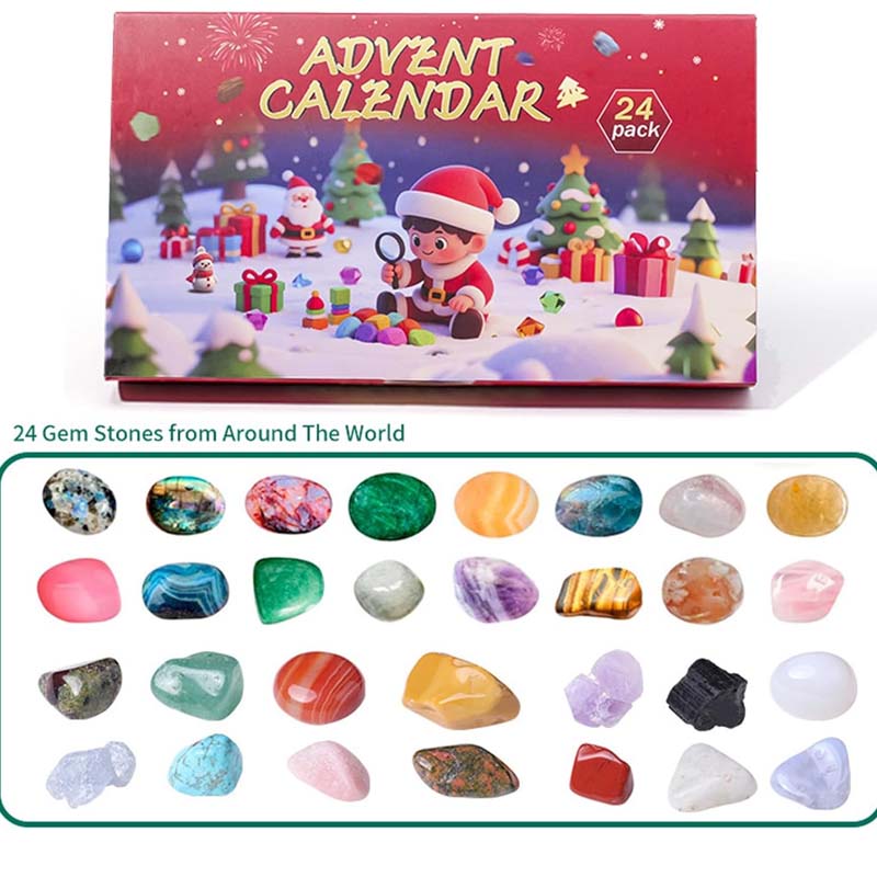 🔥LAST DAY SALE 50% OFF🔥24-Day Geology Discovery Advent Calendar Kit