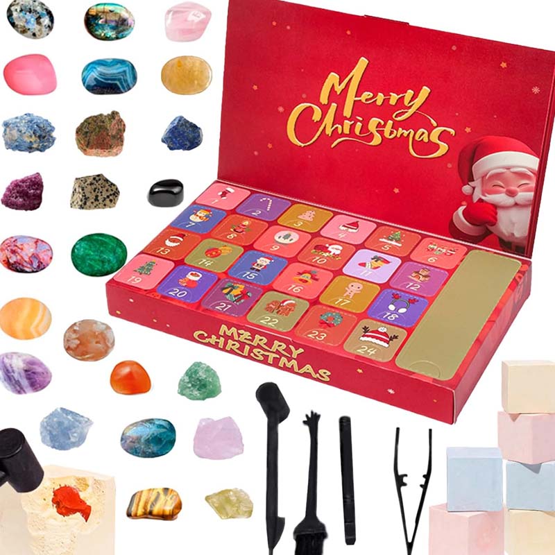 🔥LAST DAY SALE 50% OFF🔥24-Day Geology Discovery Advent Calendar Kit