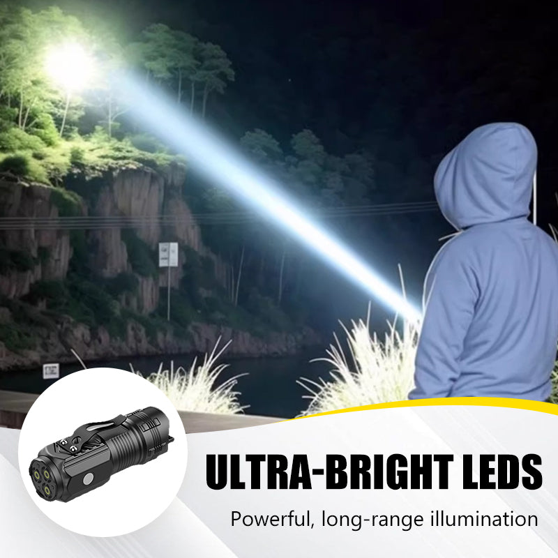 🔥Limited stock available 50% OFF🔥 Mini Three-Eye Super Power Flashlight
