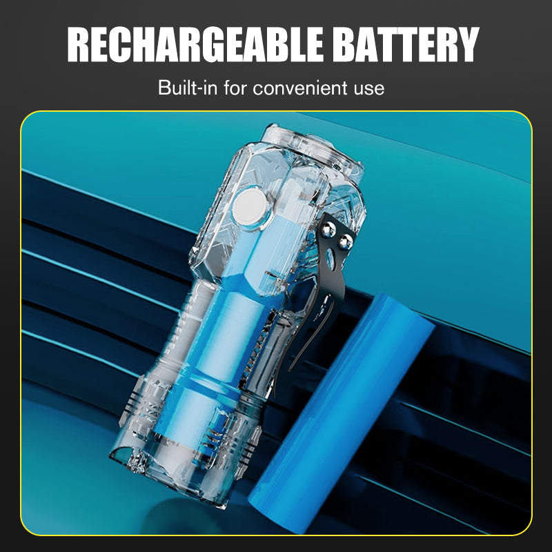 🔥Limited stock available 50% OFF🔥 Mini Three-Eye Super Power Flashlight