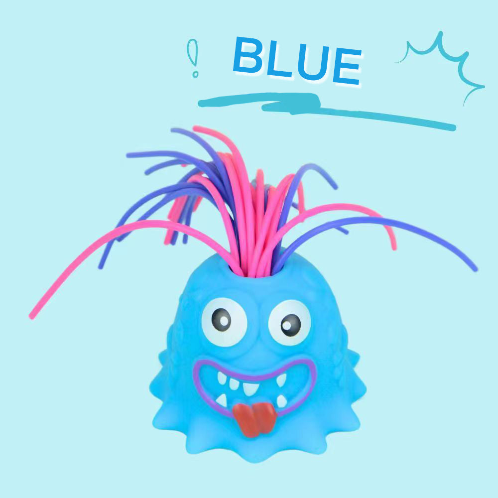 👾 50% OFF NOW! 🧸 Hair Pulling Monster Stress Relief Toy - Stretchy Sensory Fidget Tool for Anxiety & Focus, Safe for Kids/Adults 🎯✨