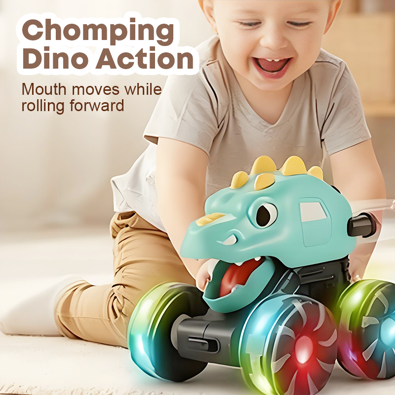 🦖🚙Press & Go Dinosaur Toy Car With Lights🎁