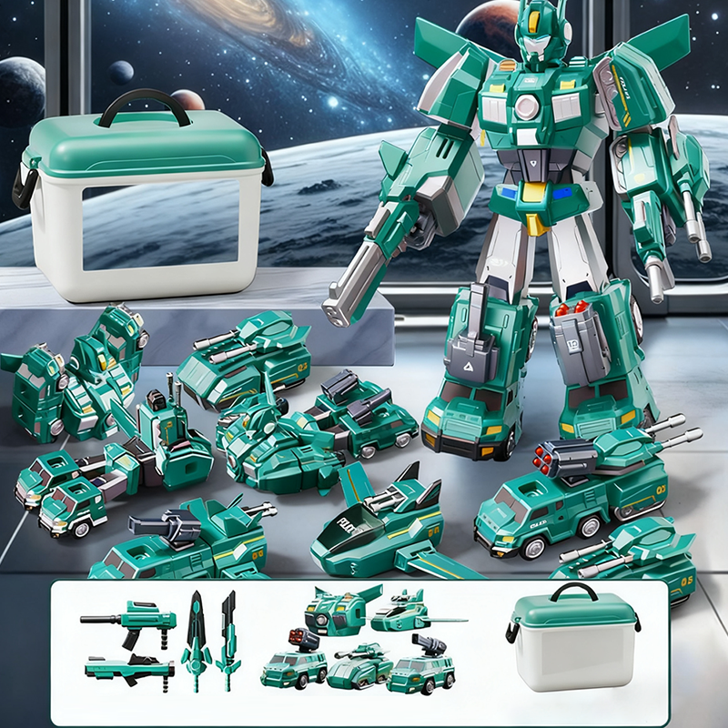 💥 LIMITED TIME OFFER! 🔥9 in 1 Magnetic Transforming Car & Robot Toy