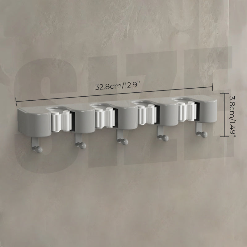 Wall-Mounted Mop & Broom Holder