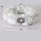 2-in-1 Foldable Indoor Soft Round Cat Tunnel Bed