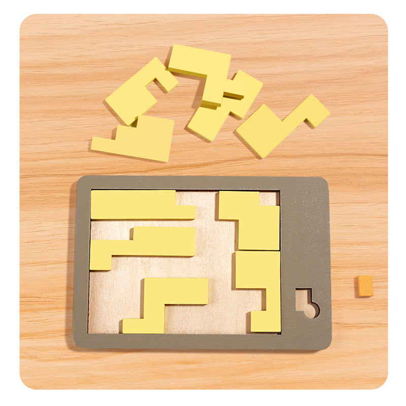 Wooden Tangram Board Puzzle Game
