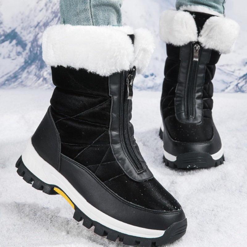 ⏳Limited-time 50% off⏰Women’s Non-Slip Warm Zipper Snow Boots👢
