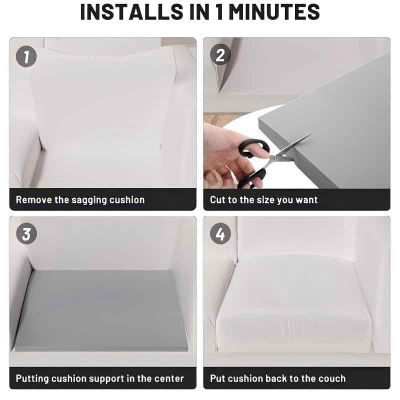 Couch Cushion Support For Sagging Seat