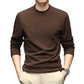 Men’s Antibacterial Solid Color Thermal Long Sleeve Top