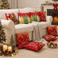 Cute Christmas Print Pillow Cover