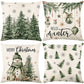 Cute Christmas Print Pillow Cover