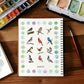 Watercolor Workbook for Beginners with 16 Colors Paint