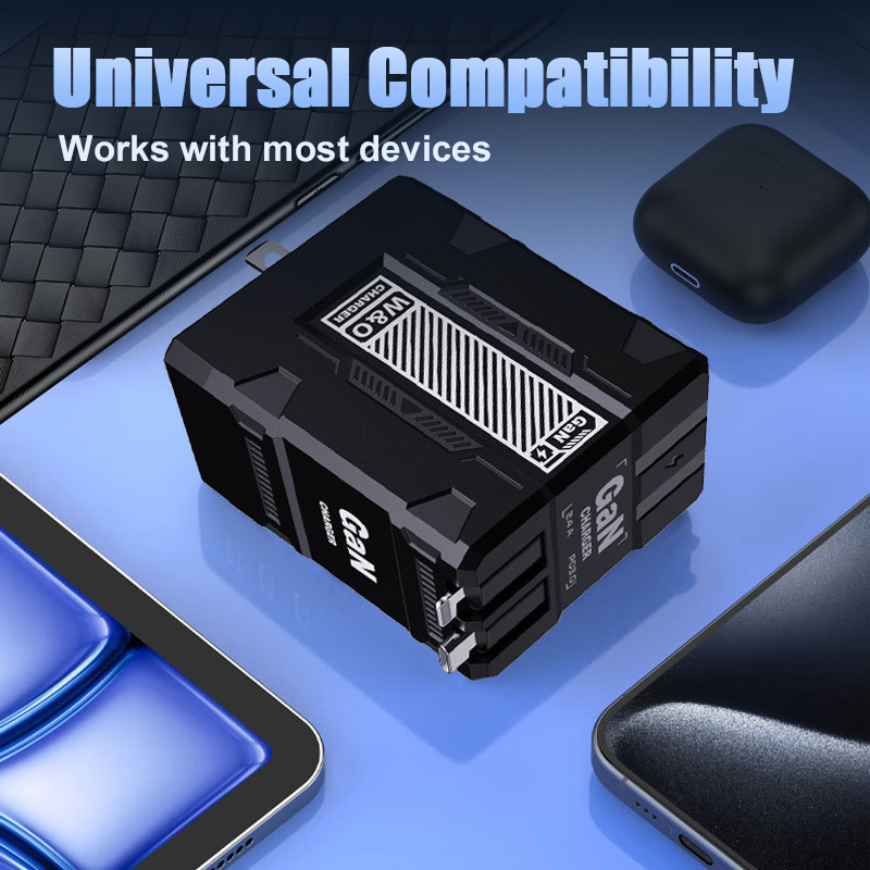 🔥 LAST DAY PROMOTION - 50%OFF 🔥 2-Port Retractable Fast Charger