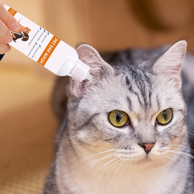 🥳2026 HOT SALE🥳💞50K+ SOLD!✨ 💝 Pet Ear Cleaner - Gentle Formula with Soothing Aloe for Dogs & Cats, Prevents Infections & Odor 🌿👂