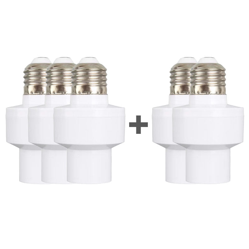 💡 BUY 1 GET 1 FREE! ✨ E27 Motion Sensor Light Socket - Auto On/Off with 180° Detection & 15s-10min Adjustable Delay for Energy Saving 🏠🔋