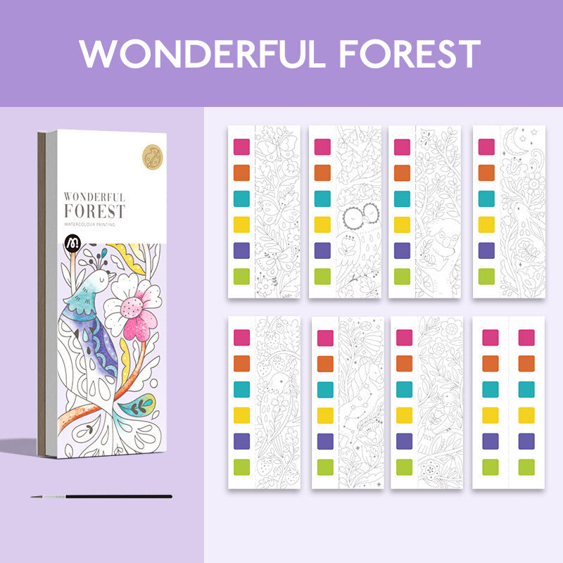 [Interesting Gift] Watercolor Painting Book