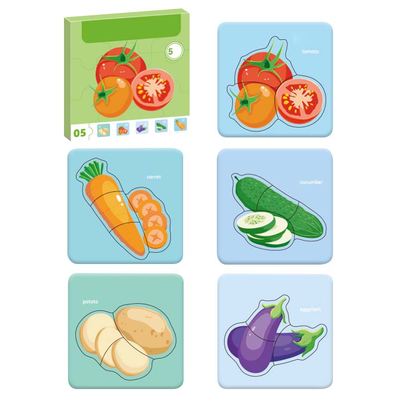 🎅Christmas Pre-sale-50% OFF✨Fruit Animals Jigsaw Puzzles for Kids