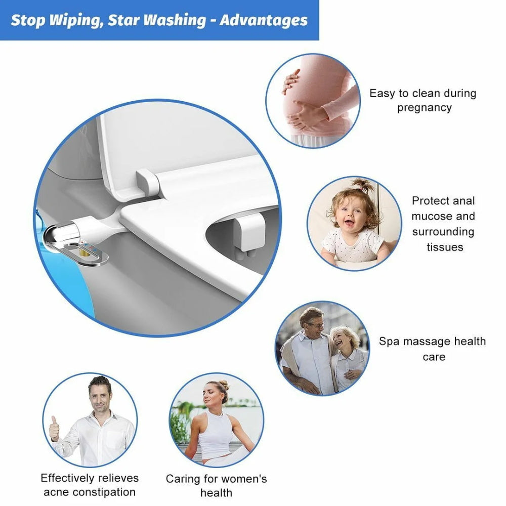 🚽 Hygiene Upgrade | Dual Nozzle Bidet Washer | Self-Cleaning & Easy Install 💦【-60%】