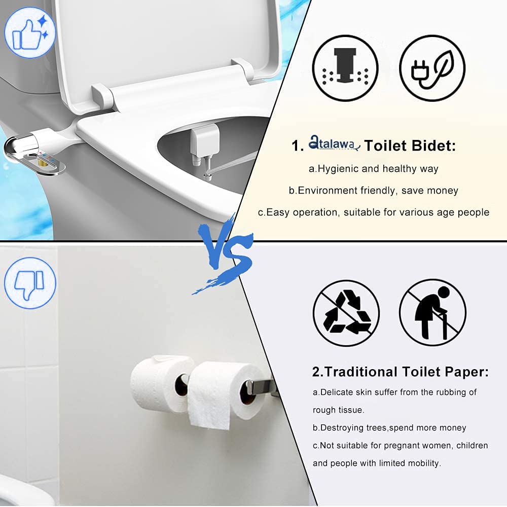 🚽 Hygiene Upgrade | Dual Nozzle Bidet Washer | Self-Cleaning & Easy Install 💦【-60%】