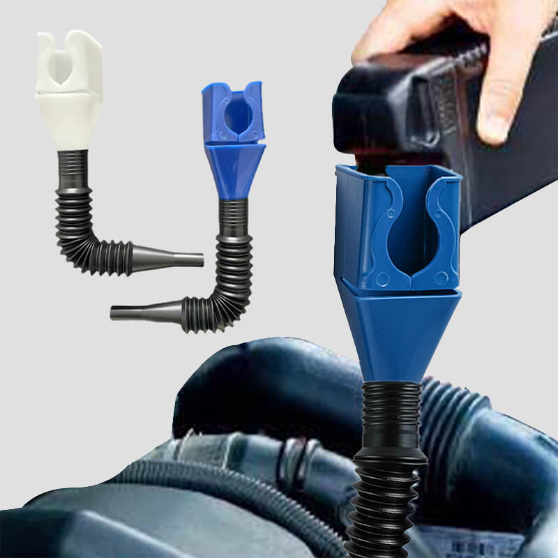 ✨10K+ SOLD! 🔥Hot Sale - 50% OFF🔥🎁 End Messy Drains! Flexible multi-function oil funnel for Tight Spots