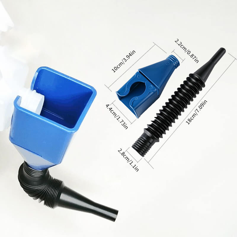 ✨10K+ SOLD! 🔥Hot Sale - 50% OFF🔥🎁 End Messy Drains! Flexible multi-function oil funnel for Tight Spots