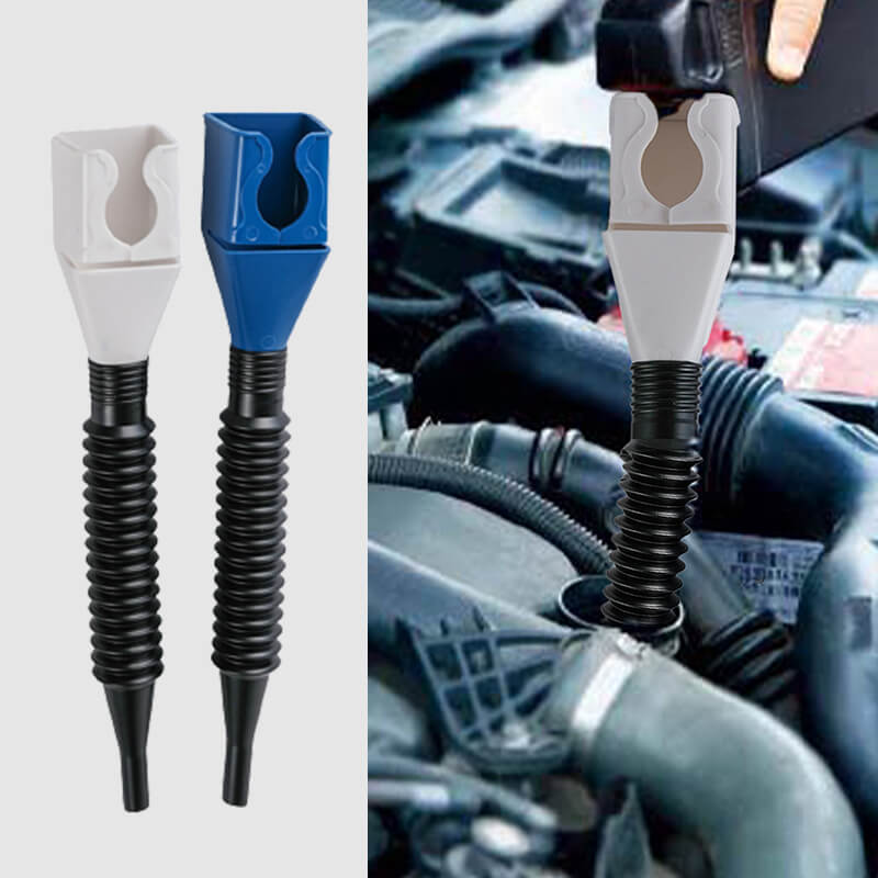 ✨10K+ SOLD! 🔥Hot Sale - 50% OFF🔥🎁 End Messy Drains! Flexible multi-function oil funnel for Tight Spots