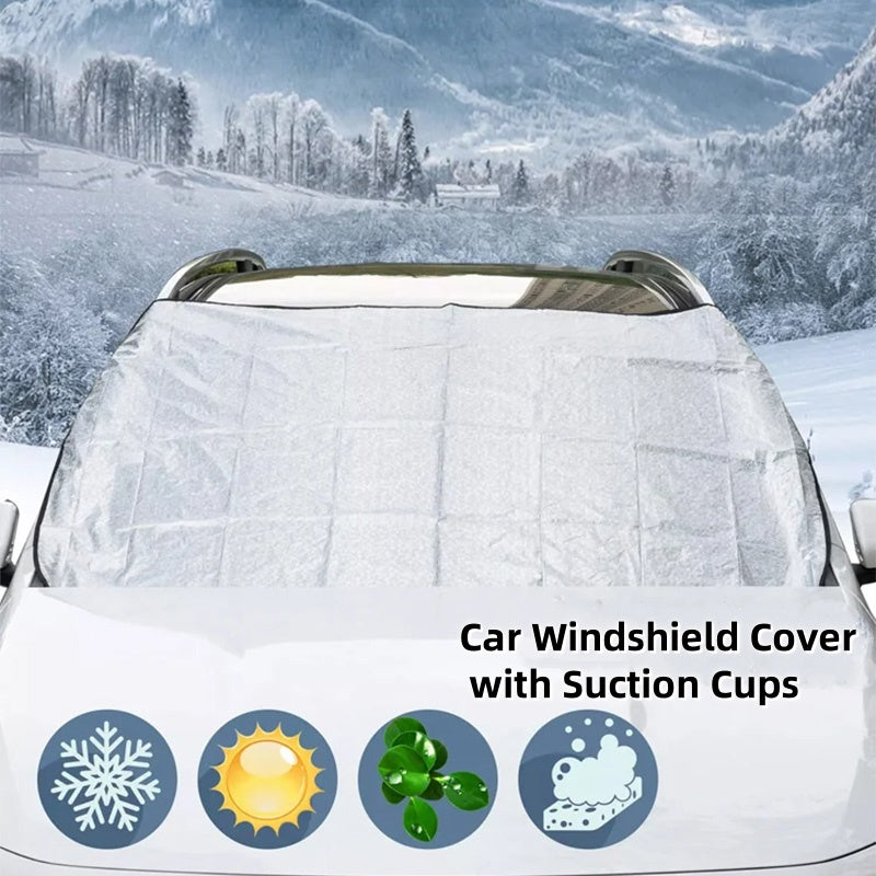 ⏳Limited-time 50% off⏰Car Windshield Cover with Suction Cups🚗🪟