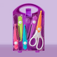 ✂️ Kit de artesanato criativo — Inclui moldes, ferramentas de corte e perfuradores!