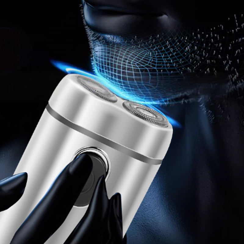Portable Dual-Head Electric Shaver