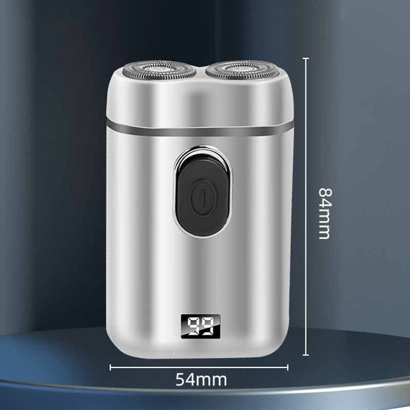 Portable Dual-Head Electric Shaver