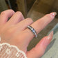💖Titanium Steel Rotatable Spinner Ring with Zirconia