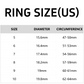 💖Titanium Steel Rotatable Spinner Ring with Zirconia