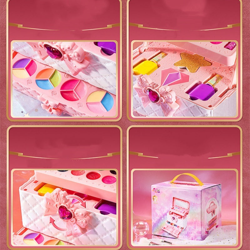 💅[Kids Play Makeup Kit with Case]✨Direct 50% Off -Water-Soluble Safe Cosmetics for Girls, Creative Dress Up Toy!💖💧 Grab It Now or Regret Later!⏰