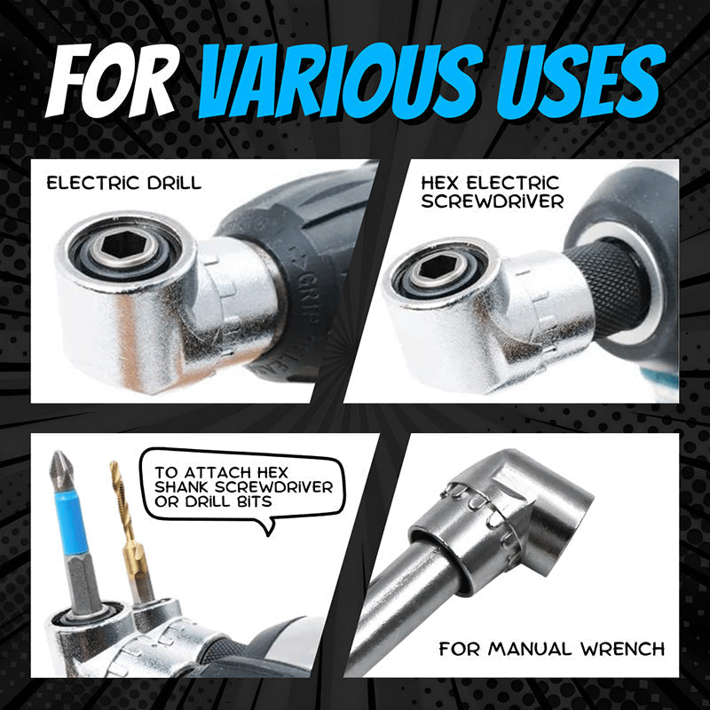 🔥Black Friday Mega Deal – 50% off🔥105 Degree Right Angle Drill Adapter