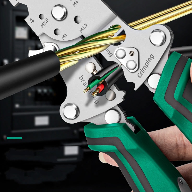 🔥 46% OFF! ⏰Multi-Function Foldable Wire Stripper with Voltage Tester
