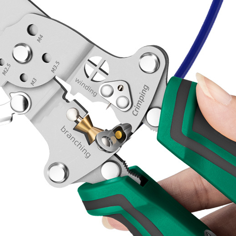 🔥 46% OFF! ⏰Multi-Function Foldable Wire Stripper with Voltage Tester