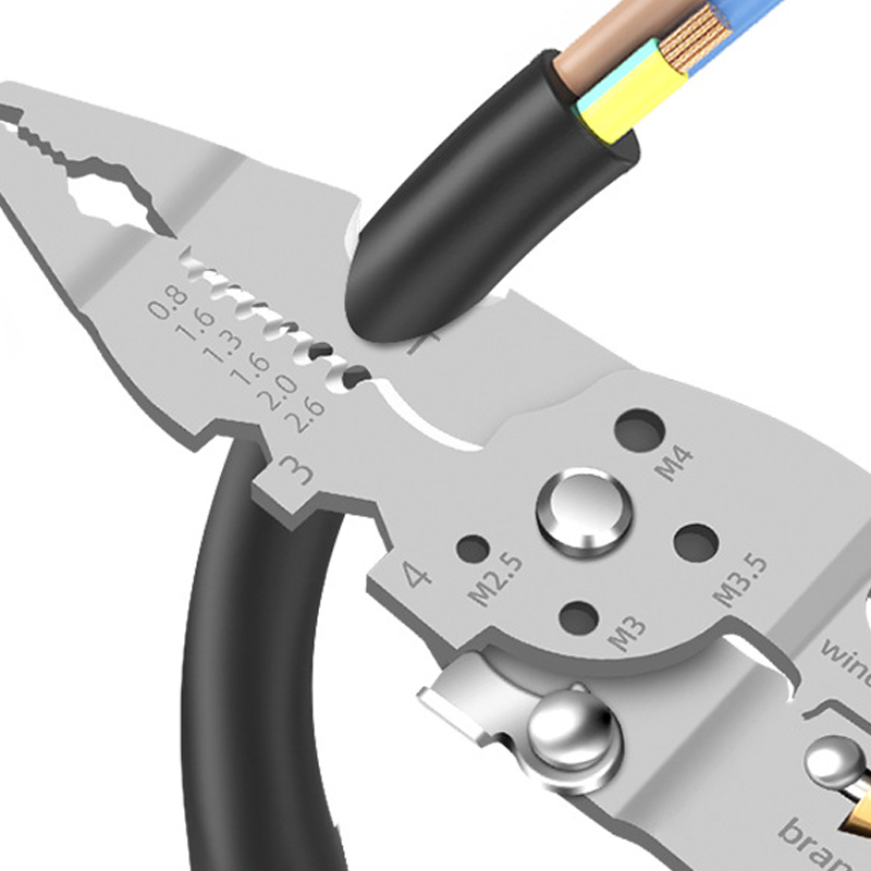 🔥 46% OFF! ⏰Multi-Function Foldable Wire Stripper with Voltage Tester