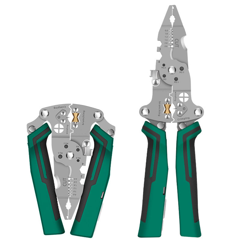 🔥 46% OFF! ⏰Multi-Function Foldable Wire Stripper with Voltage Tester