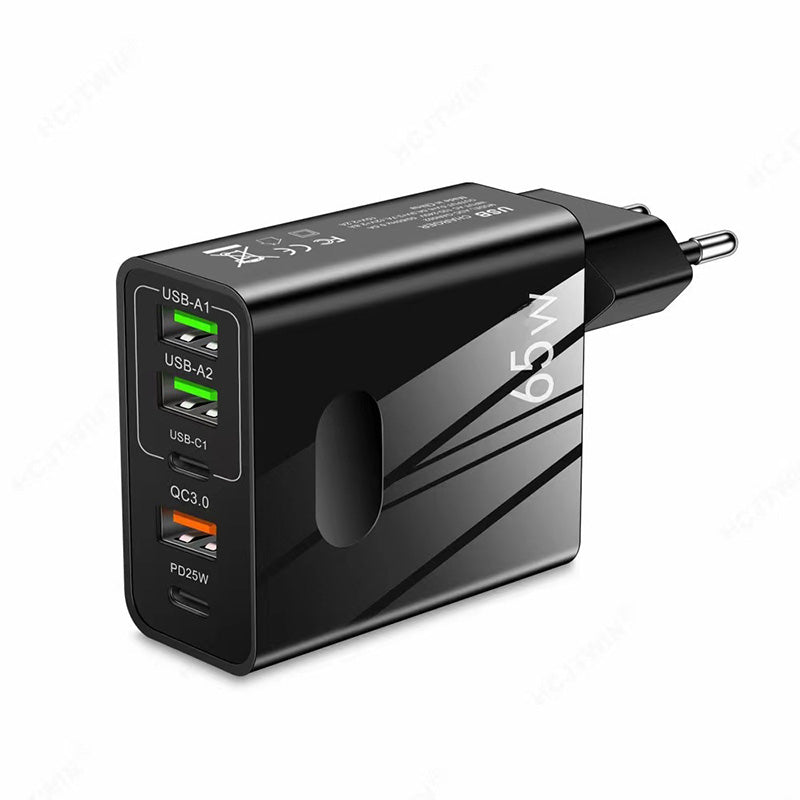 65W Multiple-Ports Fast Charger