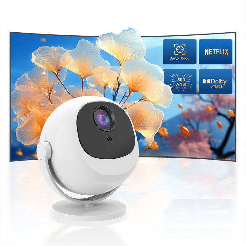📽️ 50% OFF FLASH SALE ! ⚡ 360° Portable Smart HD Projector – 360° Rotatable Projection, Crisp HD Imaging, Wireless Connection & Ultra-Compact 🎬