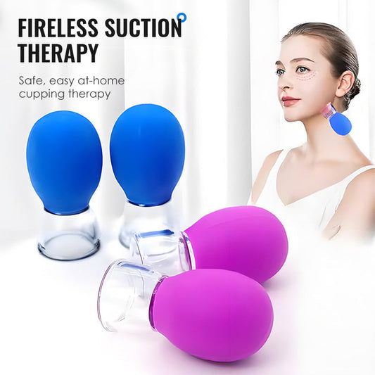 🎁 Glass and Silicone Vacuum Suction Massage Cups🎁