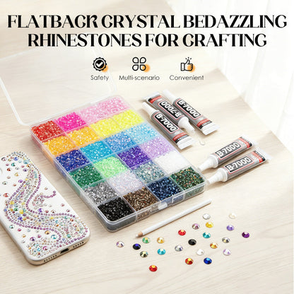 Flatback Crystal Bedazzling Rhinestones for Crafting