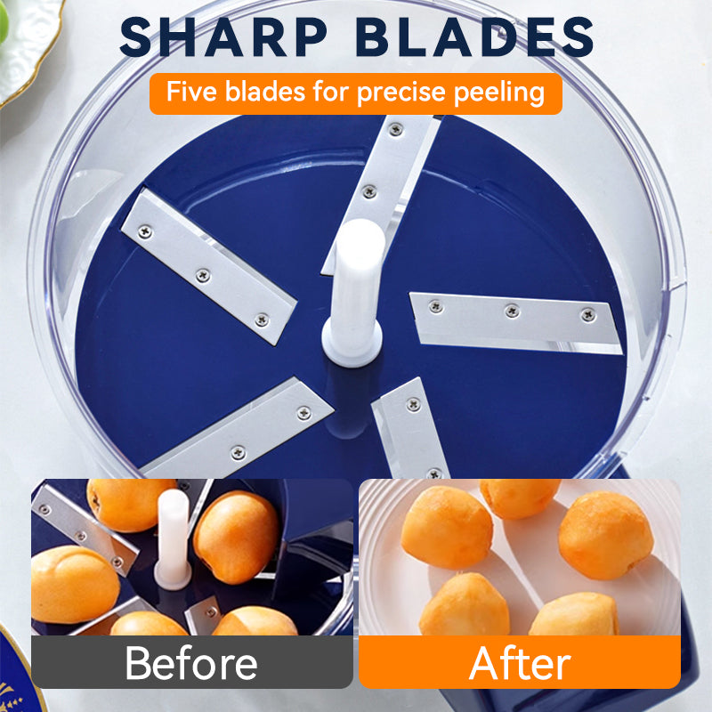 Transparent Electric Fruit and Vegetable Peeler