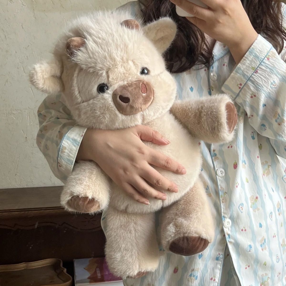 🎃Halloween Deal 50% OFF!🐮Fluffy Highland Cow Soft Toy – Cuddly Charm