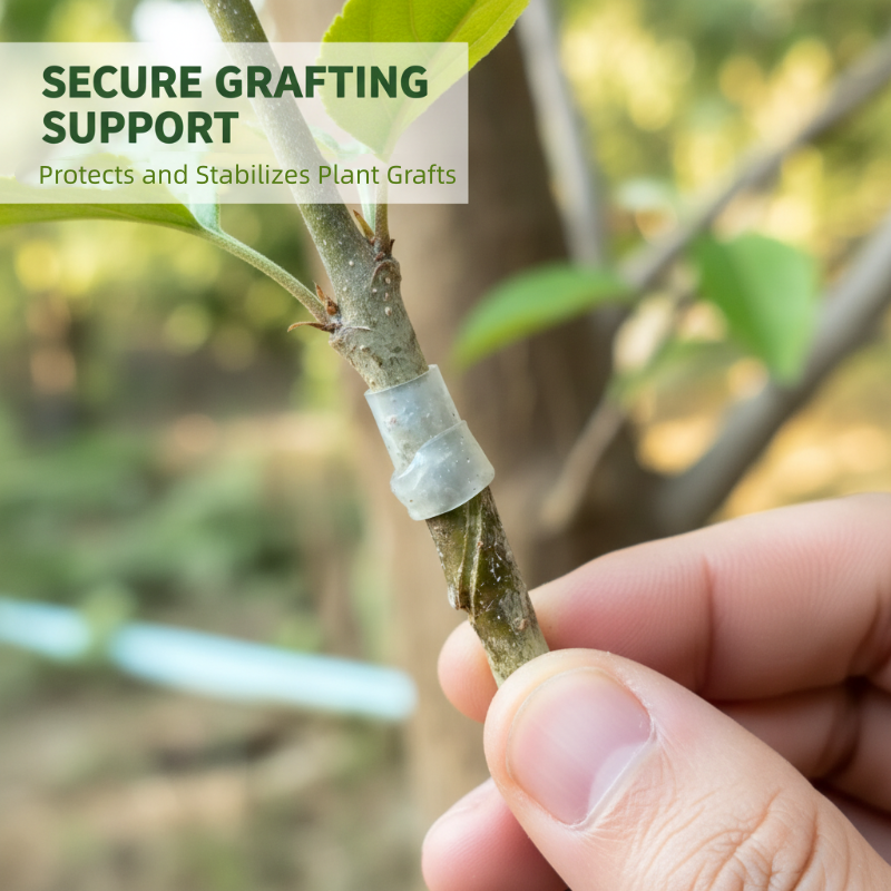 🛠️ Buy 1 Get 1 Free! ✨ 50pcs Silicone Grafting Sleeves – Flexible, Durable & Promotes Fruit Tree Healing 🌳✨
