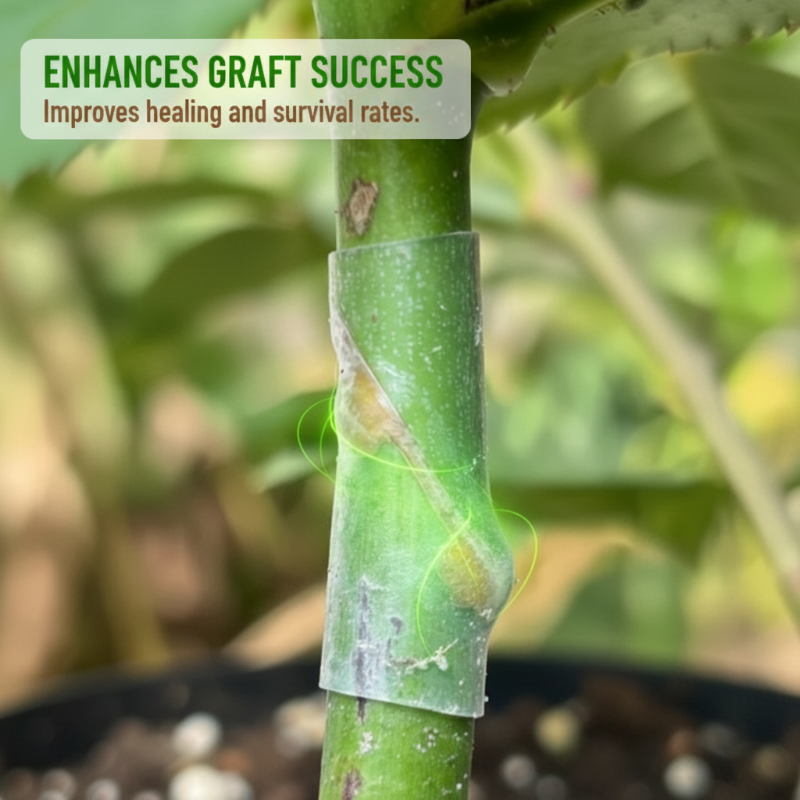 🛠️ Buy 1 Get 1 Free! ✨ 50pcs Silicone Grafting Sleeves – Flexible, Durable & Promotes Fruit Tree Healing 🌳✨