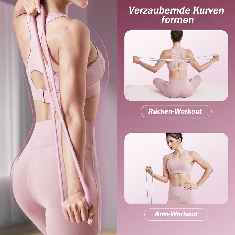 🔥Hot sale - 49% discount🔥Fitness resistance bands, Figure 8 fitness bands for men and women