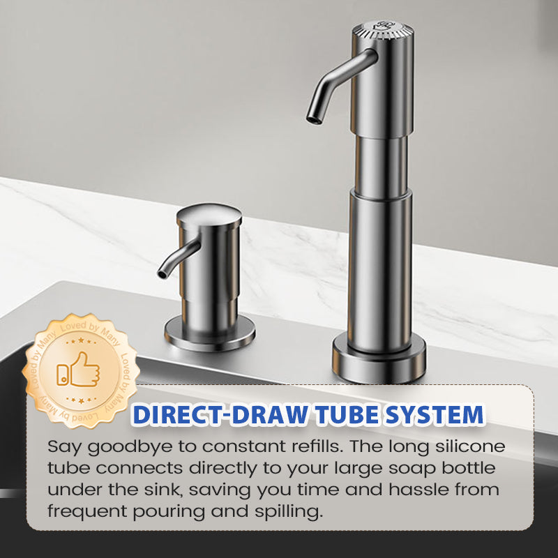 🔥Last Day Sale 70% OFF!!🔥Quick-Install Kitchen Sink Soap Dispenser