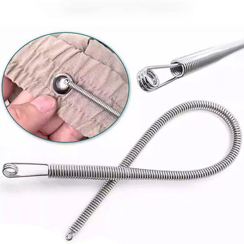 Multi-Function Foldable Spring Drawstring Threader Tool