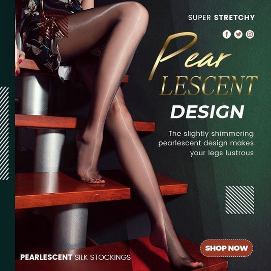 🔥BUY 1 GET 1 FREE🔥Pearlescent Silk Stockings Sexy Nylon Pantyhose